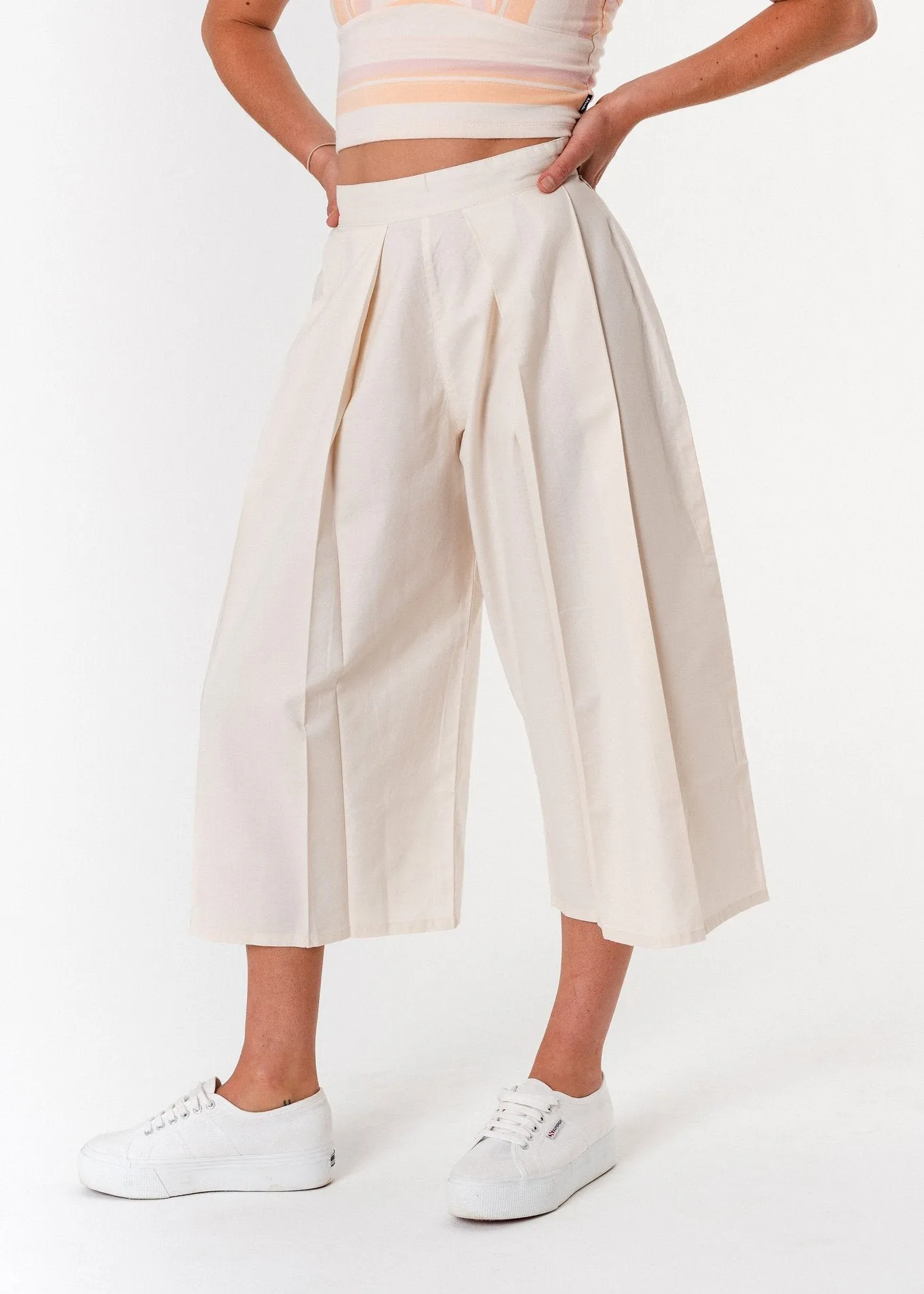 Afends Womens Fi - Wide Leg Cropped Pant