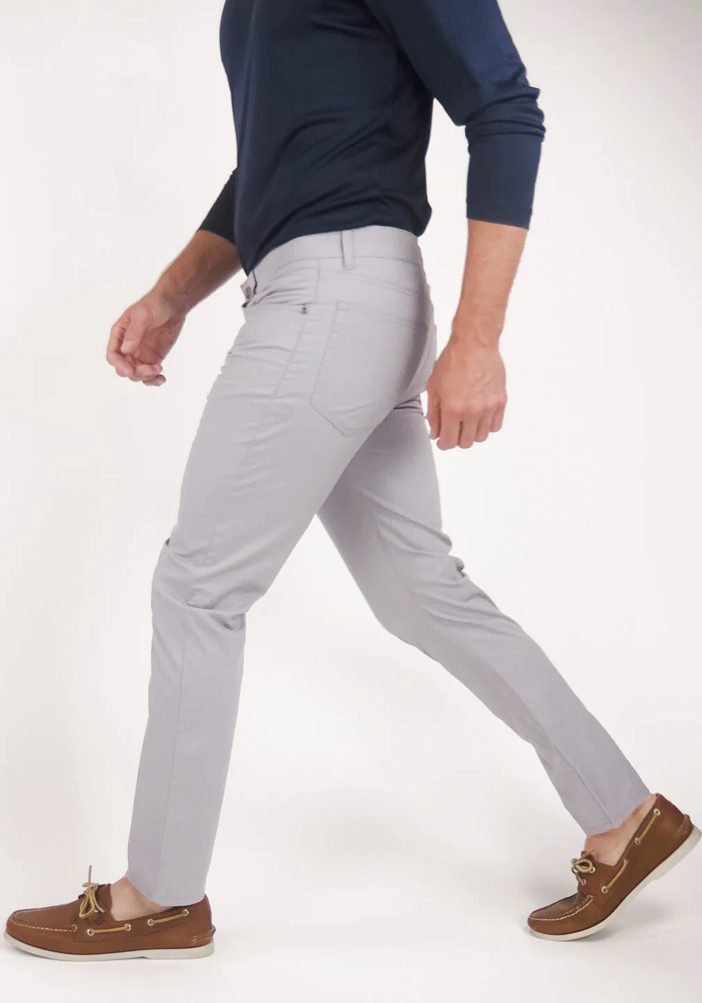 AIROTEC® Slim Fit Cotton Nylon 5-Pocket Pants