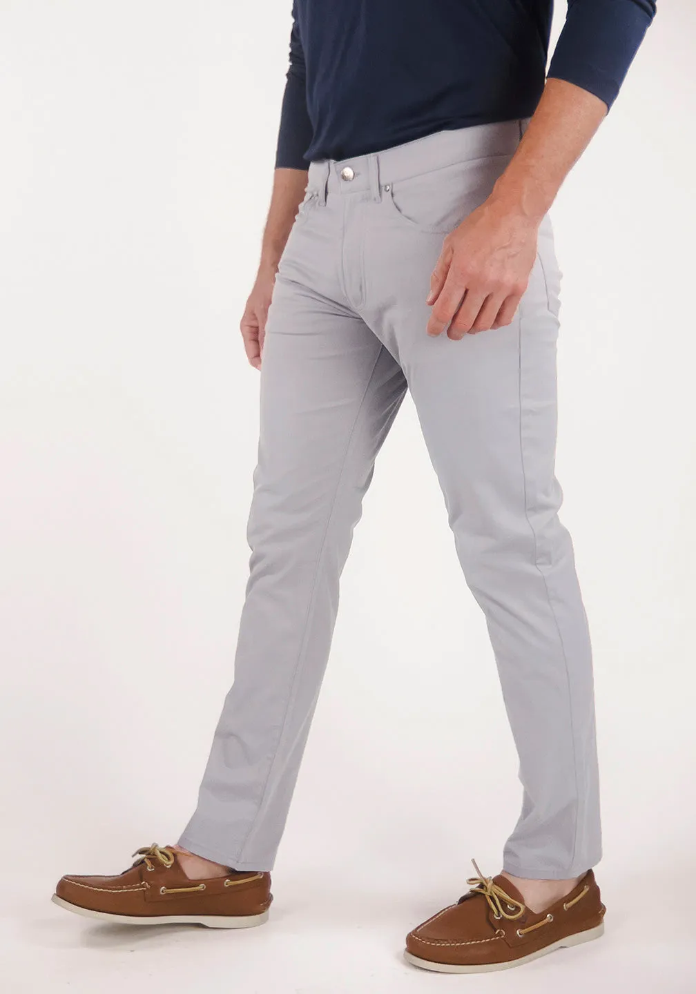 AIROTEC® Slim Fit Cotton Nylon 5-Pocket Pants