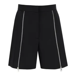 Alexander Mcqueen grain de poudre zipped shorts