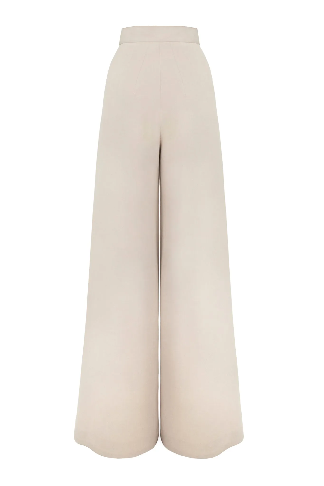 Beige Cotton Blend "Scopic" Trouser