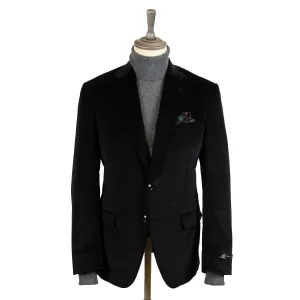 Black Loro Piana Cotton Velvet Jacket