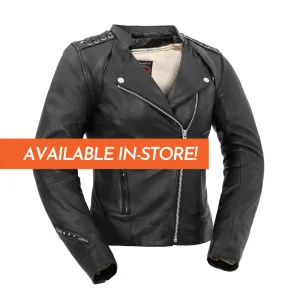 Black Widow - Women's Leather Motorcycle Jacket