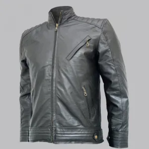 Bourne Legacy Black Leather Jacket