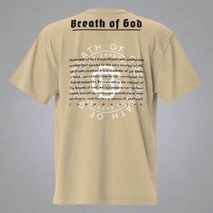 Breath Of God Men's Oversized Faded Concept Tee