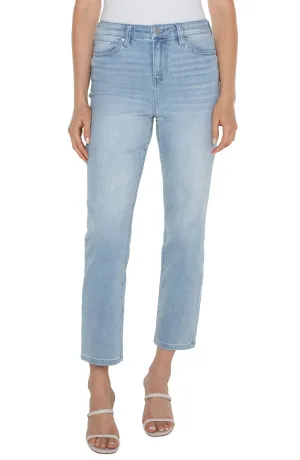 CROP STRAIGHT LEG HIGH RISE JEAN