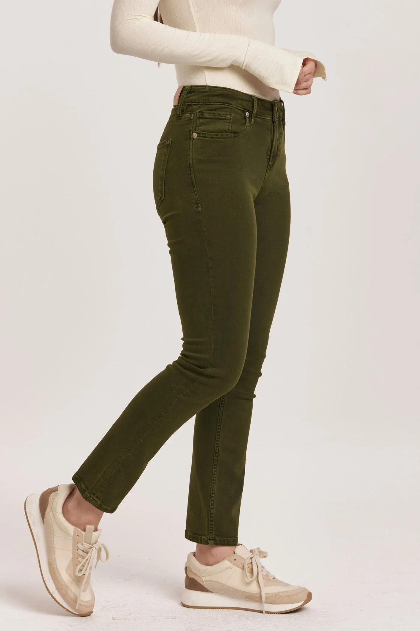 Dear John Blaire Mid Rise Slim Straight Jeans