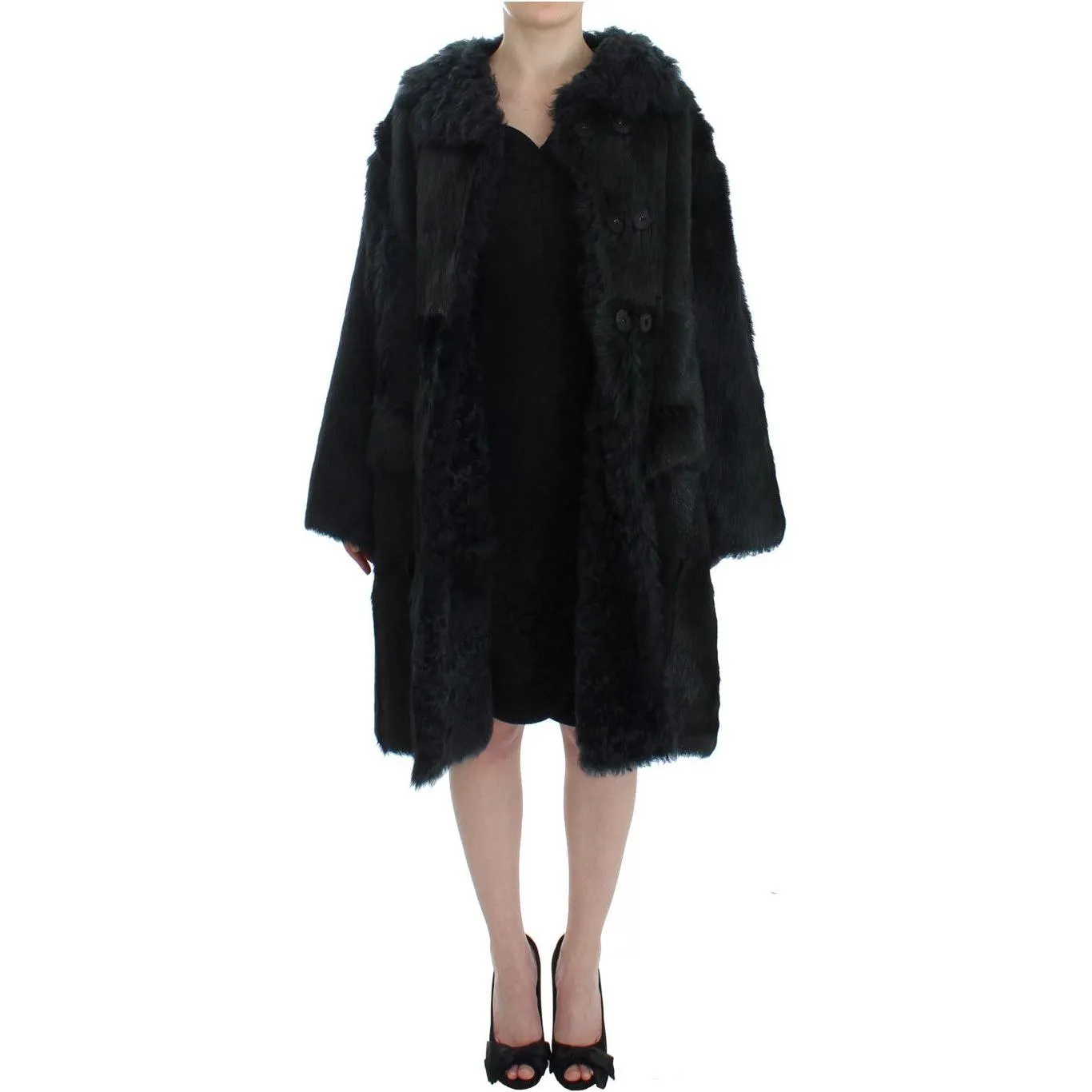 Dolce & Gabbana Exquisite Shearling Coat Jacket