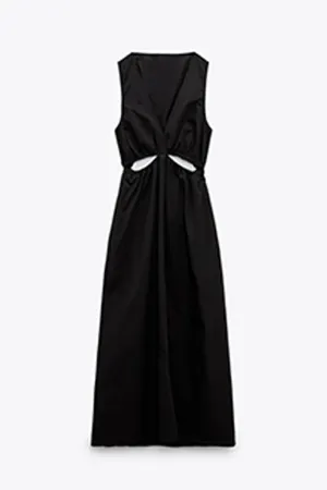 Kalamata Black Dress