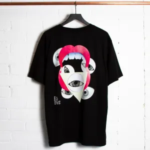 Known Artist 019 Back Print - Tshirt - Black