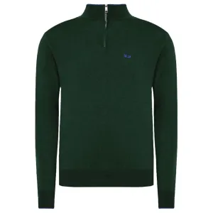 La Martina Green Acrylic Sweater