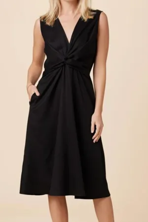 Menemeni Black Dress