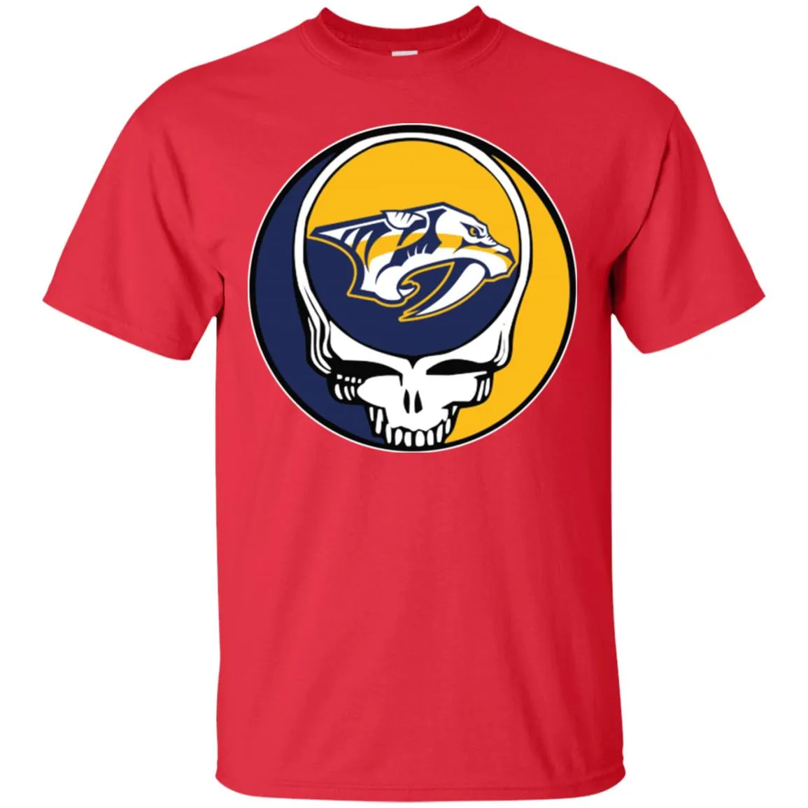 Nashville Predators Grateful Dead Steal Your Face Hockey Nhl Shirts