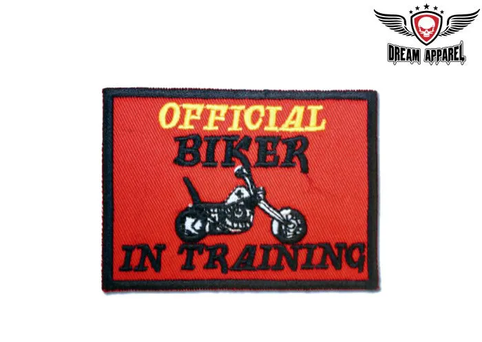 Official Biker In Training Motorcycle Patch