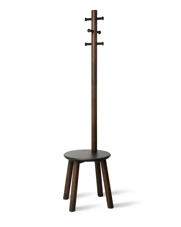 Pillar Stool and Coat Rack