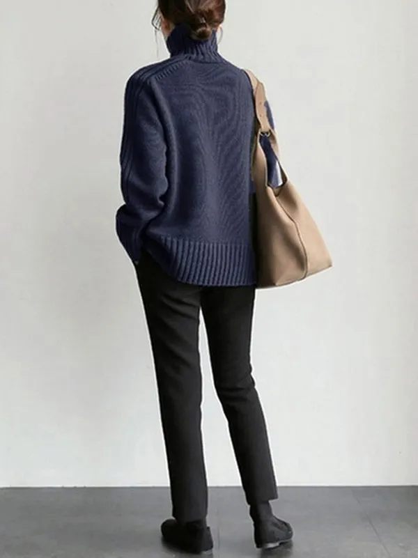 Simple Turtleneck Sweater