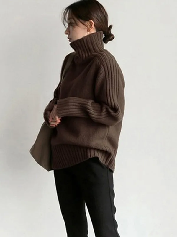 Simple Turtleneck Sweater