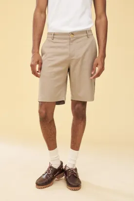 TAILORED SMART SHORTS - BEIGE