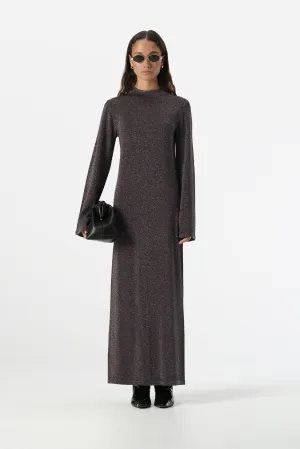 Thelma Knit Dress Midnight Lurex