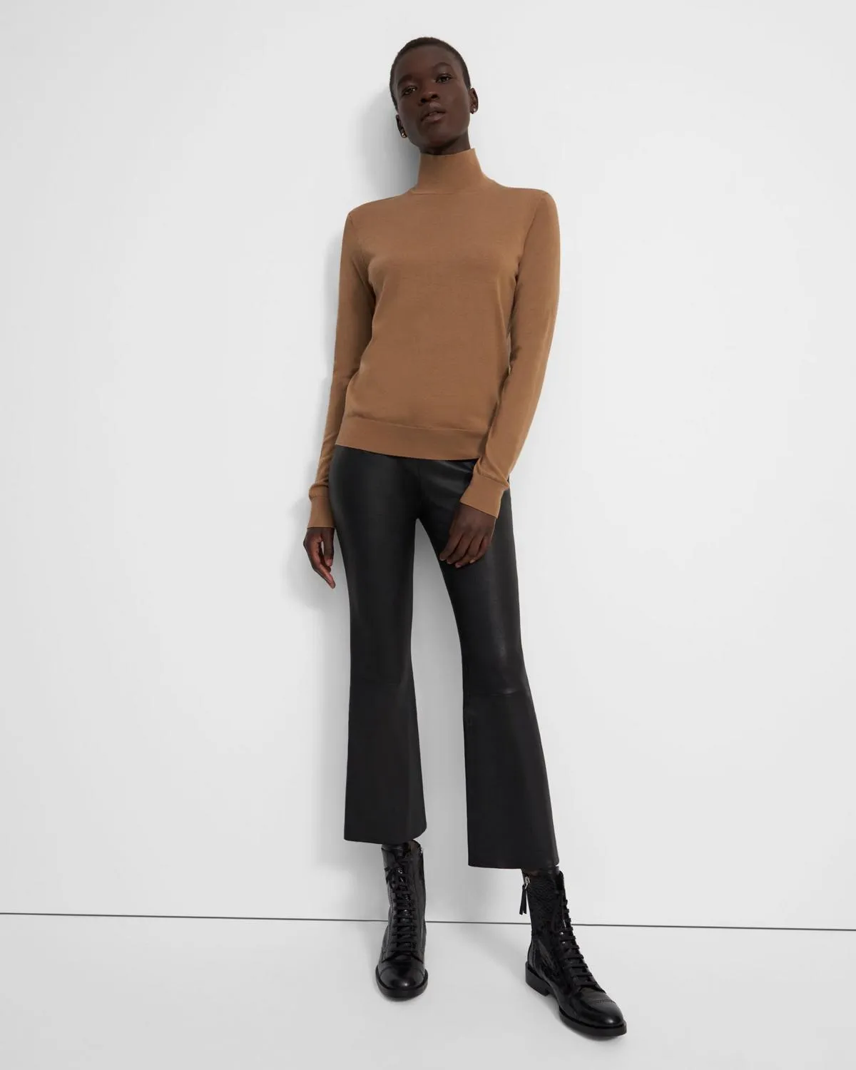 Turtleneck Sweater in Regal Wool