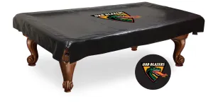 UAB Blazers HBS Black Vinyl Billiard Pool Table Cover