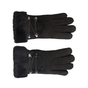 UGG Lace Up Glove Black