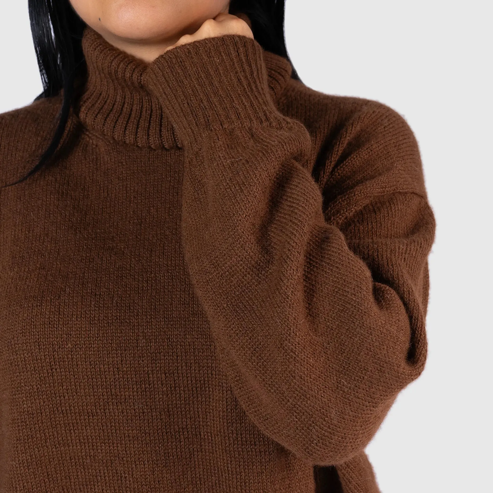 Women's Alpaca Wool Turtleneck Sweater