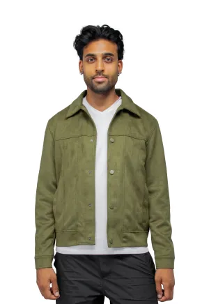 X RAY Men's Faux Suede Jacket